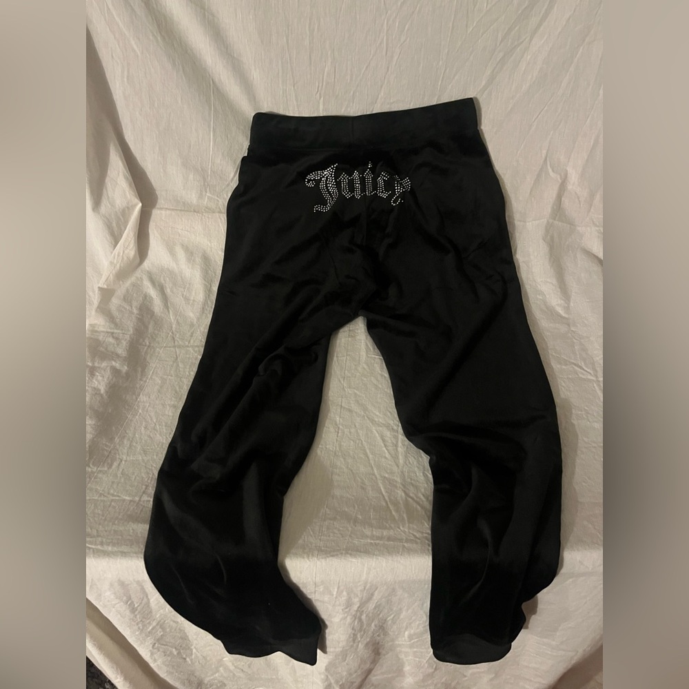 Juicy Couture Black Velour Lounge Pants